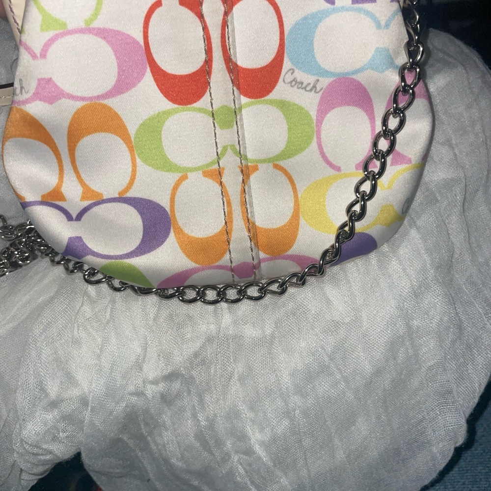 Coach Colorful Signature Mini Bag w/perfume hang tag- Collector's Piece - Picture 7 of 8